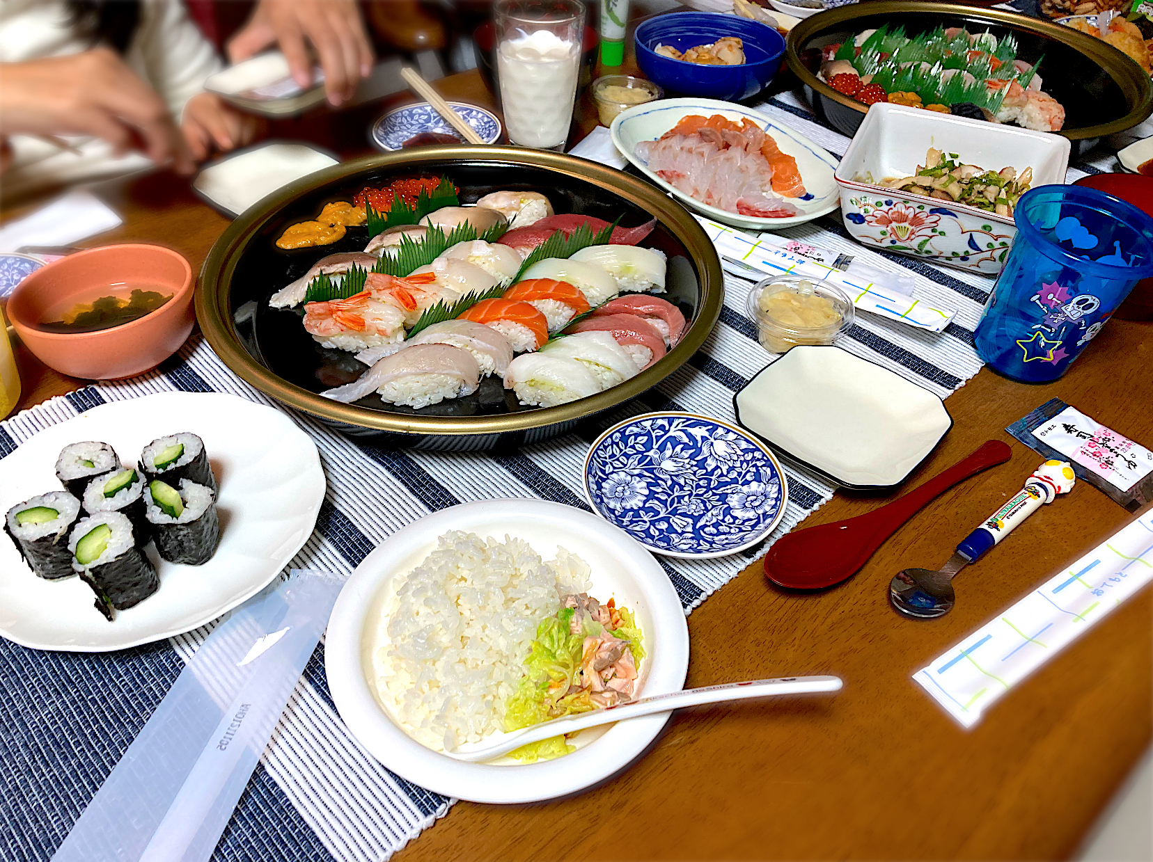 離乳食 鮭ごはん 茹で野菜 お寿司 お刺身 かっぱ巻き 帆立とホッキ貝のネギ和え Saya Snapdish スナップディッシュ Id 80ko4a