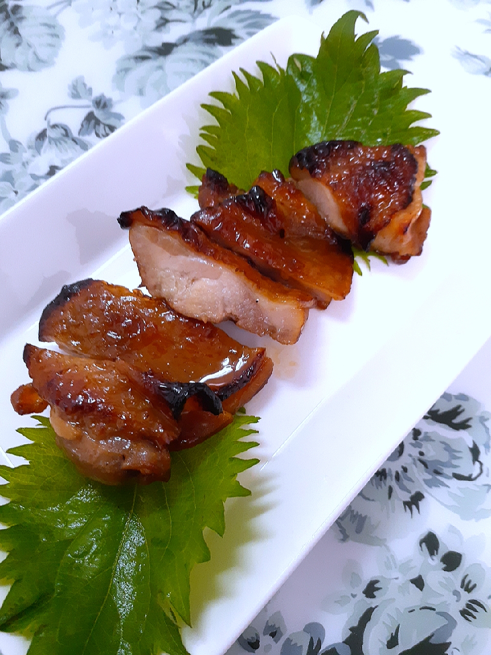 🔷🐓阿波尾鶏の梅シロップ焼き🔷