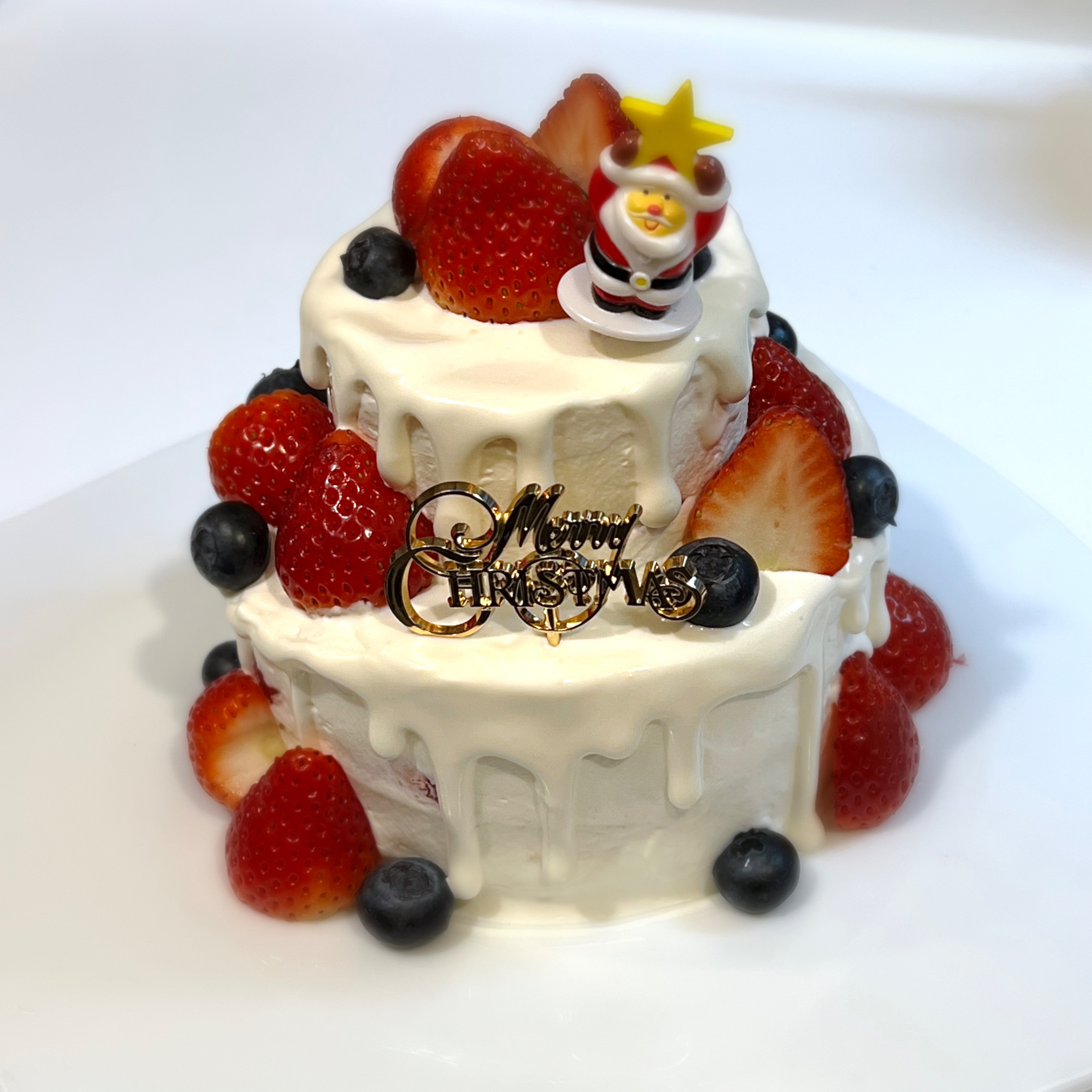 クリスマス2段ケーキ Kimiko Snapdish スナップディッシュ Id X8ofla