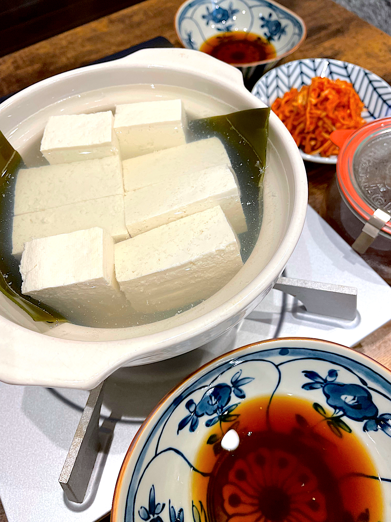 手作り🍊柚子ポン酢🍊で湯豆腐💨