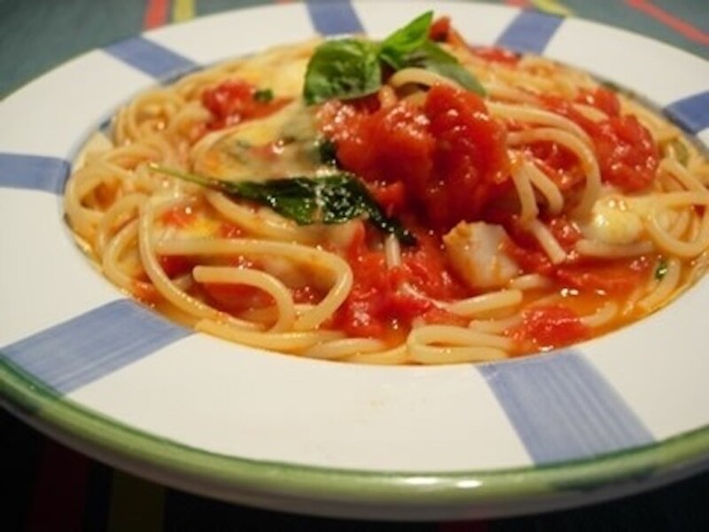 生トマトとモッツァレラのパスタの作り方・レシピ #AllAbout