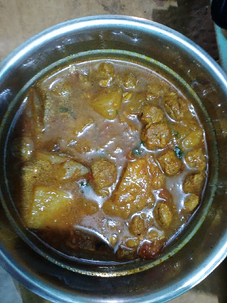 #soyabean curry