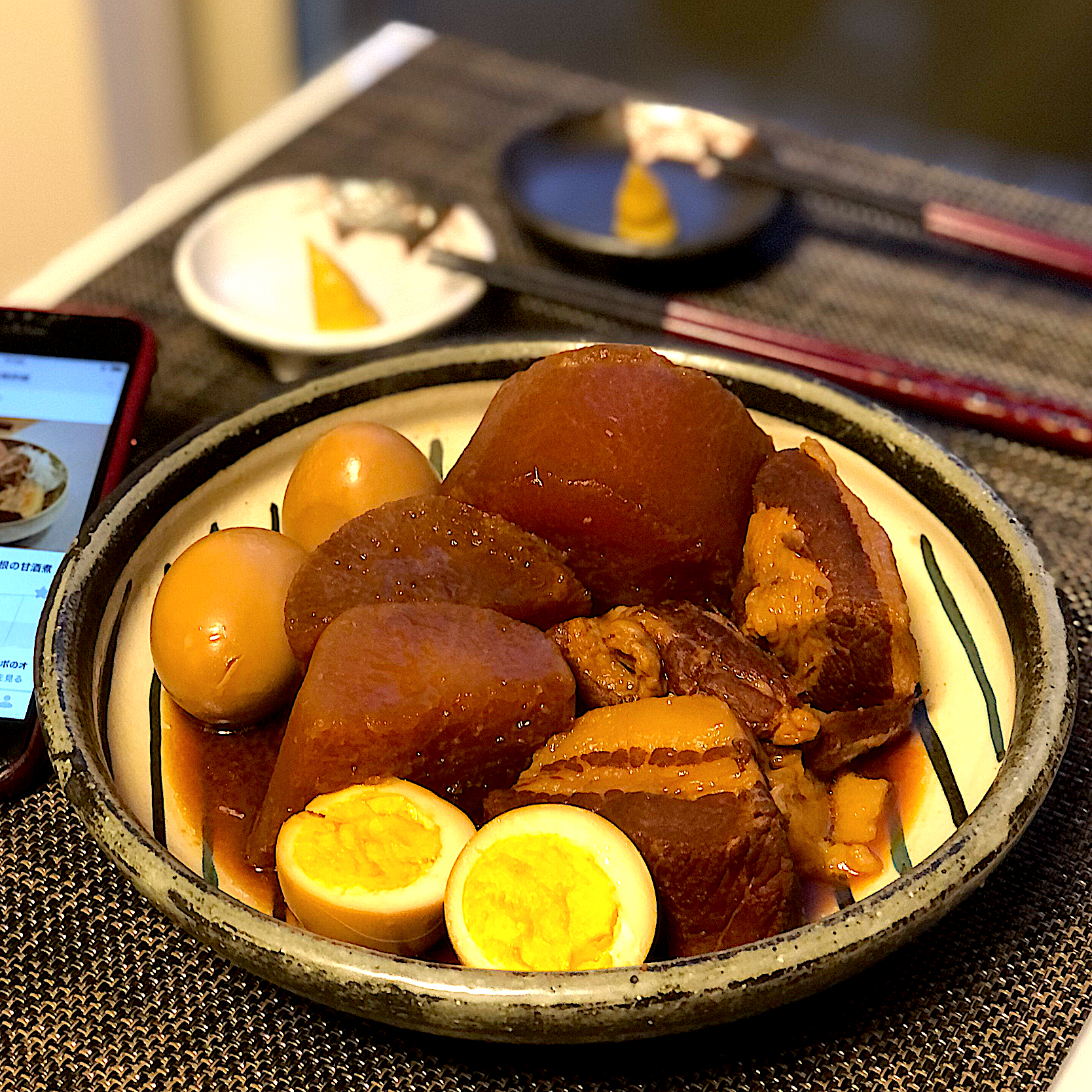 マルコメ キッチンさんの料理 【イベントレシピ】豚バラ大根の甘酒煮をシロカ様ではなく普通の鍋で。