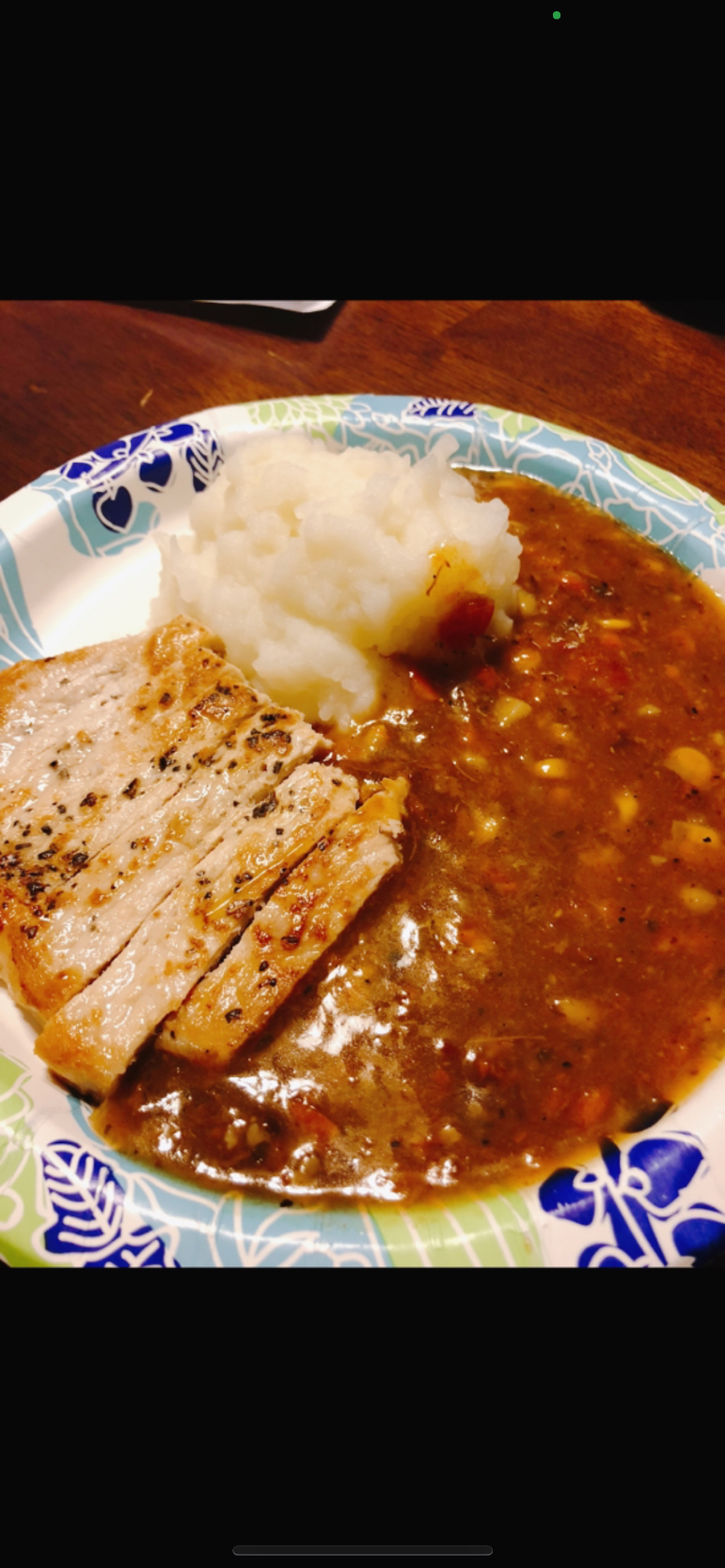 ポーク&マッシュポテト*野菜たっぷりカレー// pork & mashed potato curry