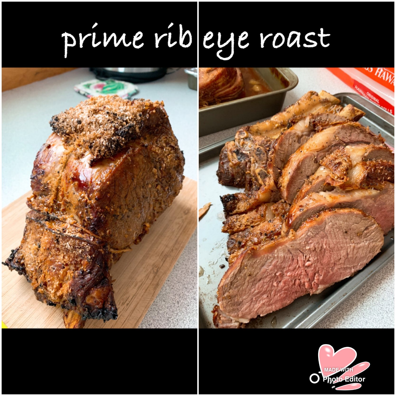 prime rib eye roast;)