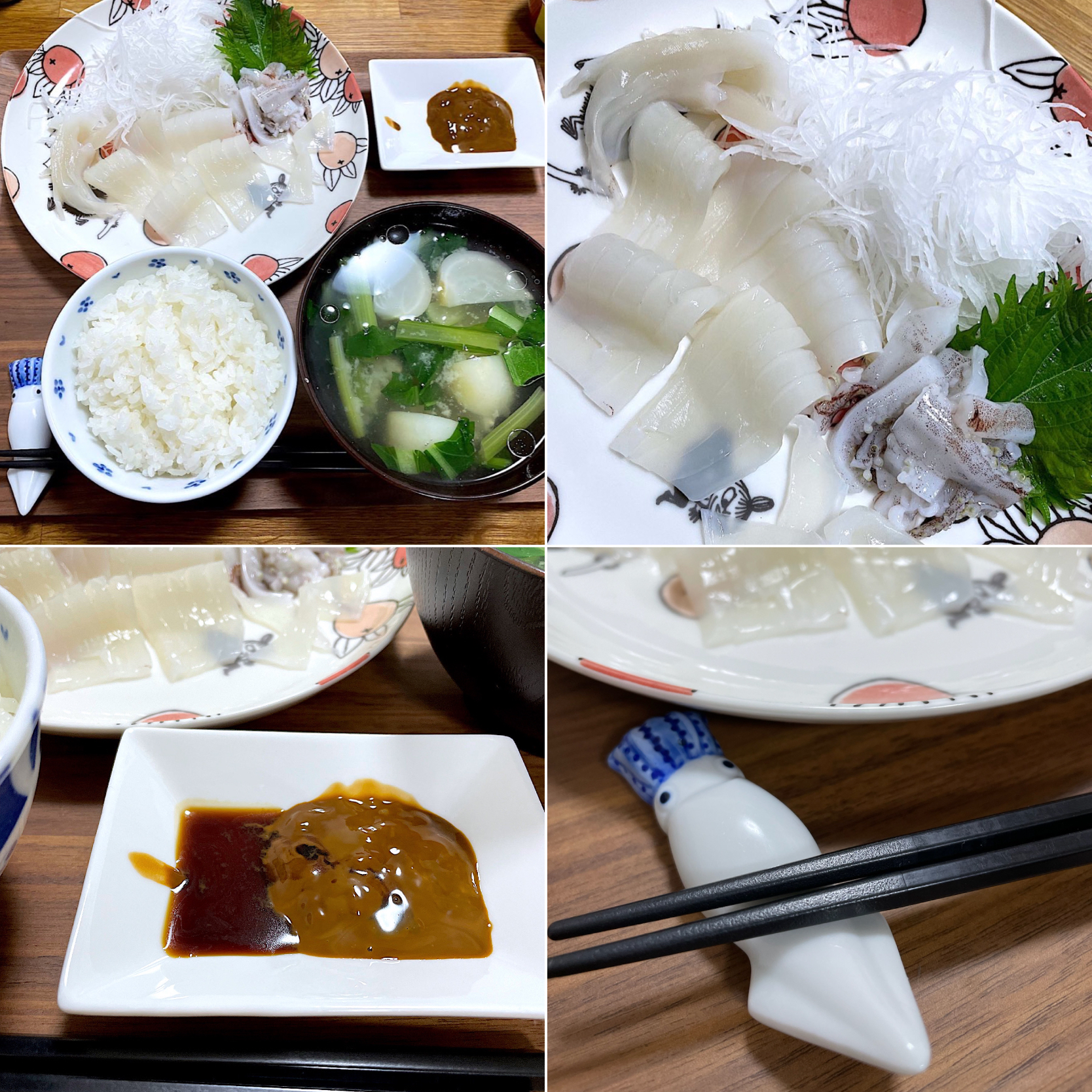 釣りたてイカ刺 肝醤油 定食 Morimi32 Snapdish スナップディッシュ Id Wg9mxa