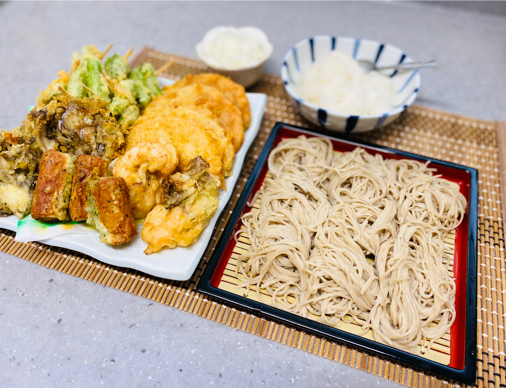 「お蕎麦と天ぷら」