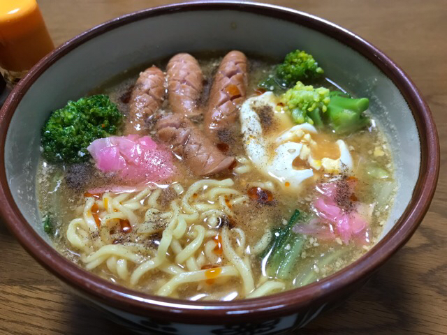 マルちゃん正麺🍜、味噌味❗️(^｡^)✨