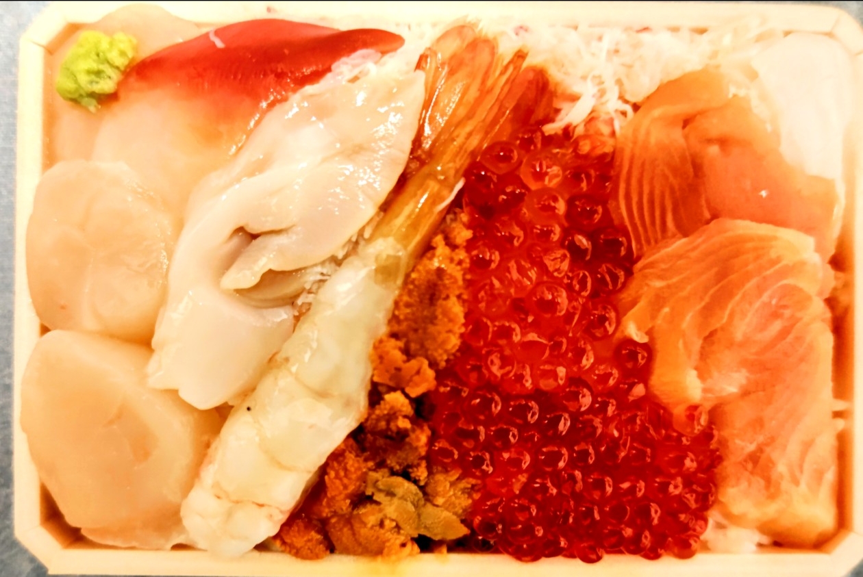 北海道展テイクアウト海鮮丼