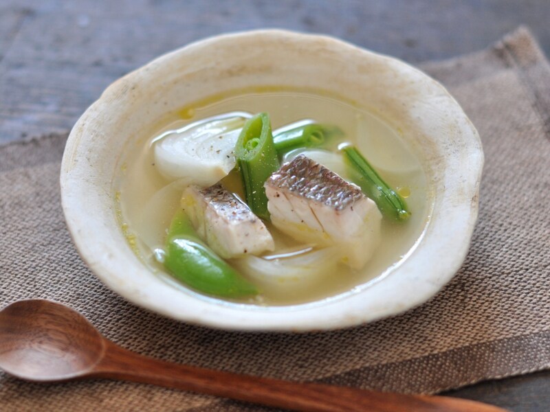 桜鯛と新たまねぎの和風スープレシピ……ちょっと贅沢で美味しい！ #AllAbout