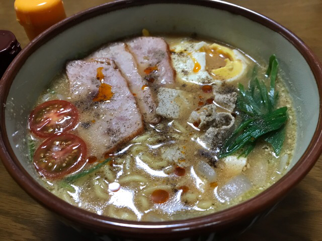 マルちゃん正麺🍜、豚骨醤油味❗️（╹◡╹）✨