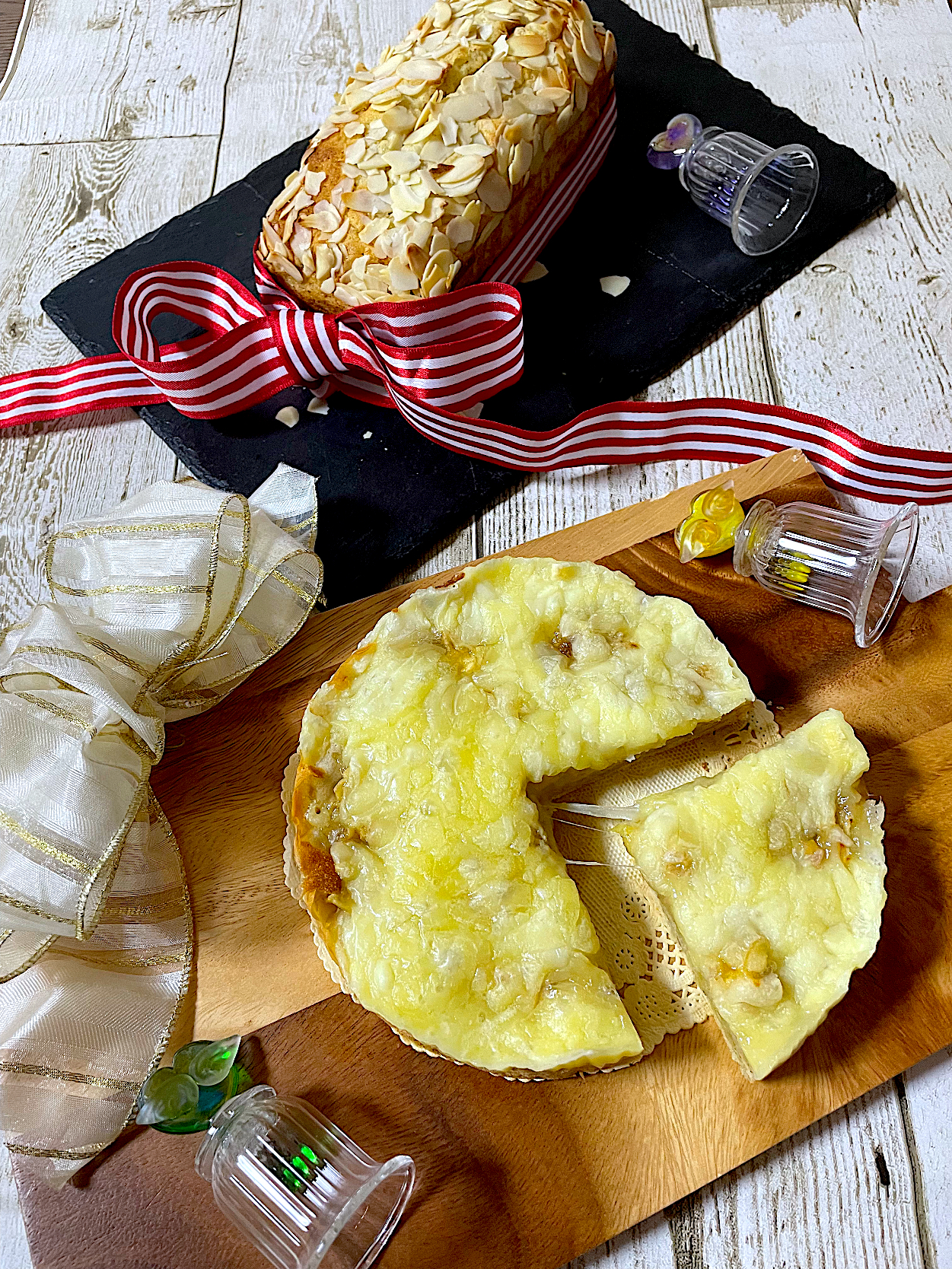 MAKUBIさんの料理 とろ〜りチーズのバナナケーキ　　　　　　　MAKUBIちゃん❤️お誕生日おめでとう🎂🎉