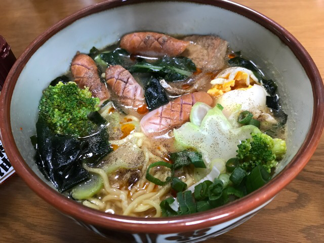 マルちゃん正麺🍜、豚骨醤油味❗️(°▽°)✨
