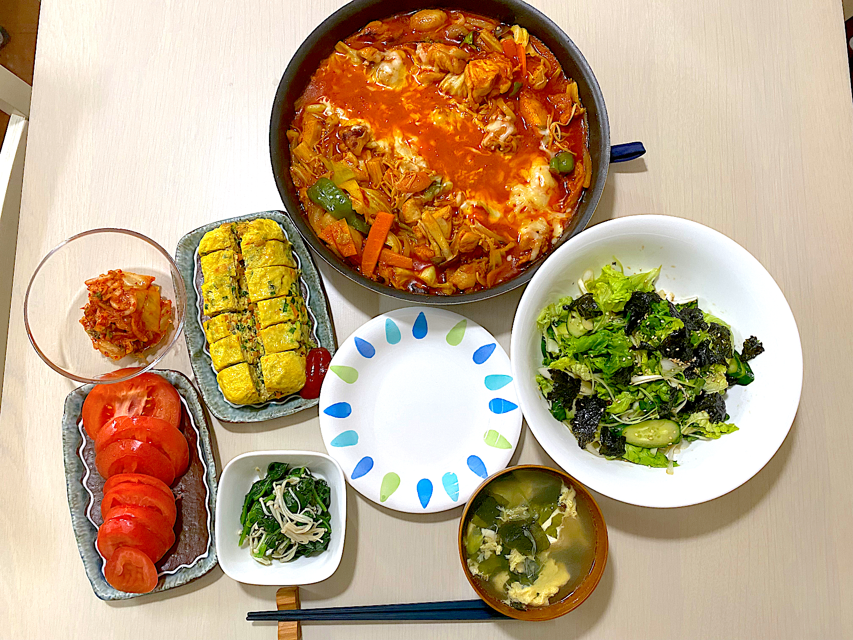 韓国料理晩ご飯