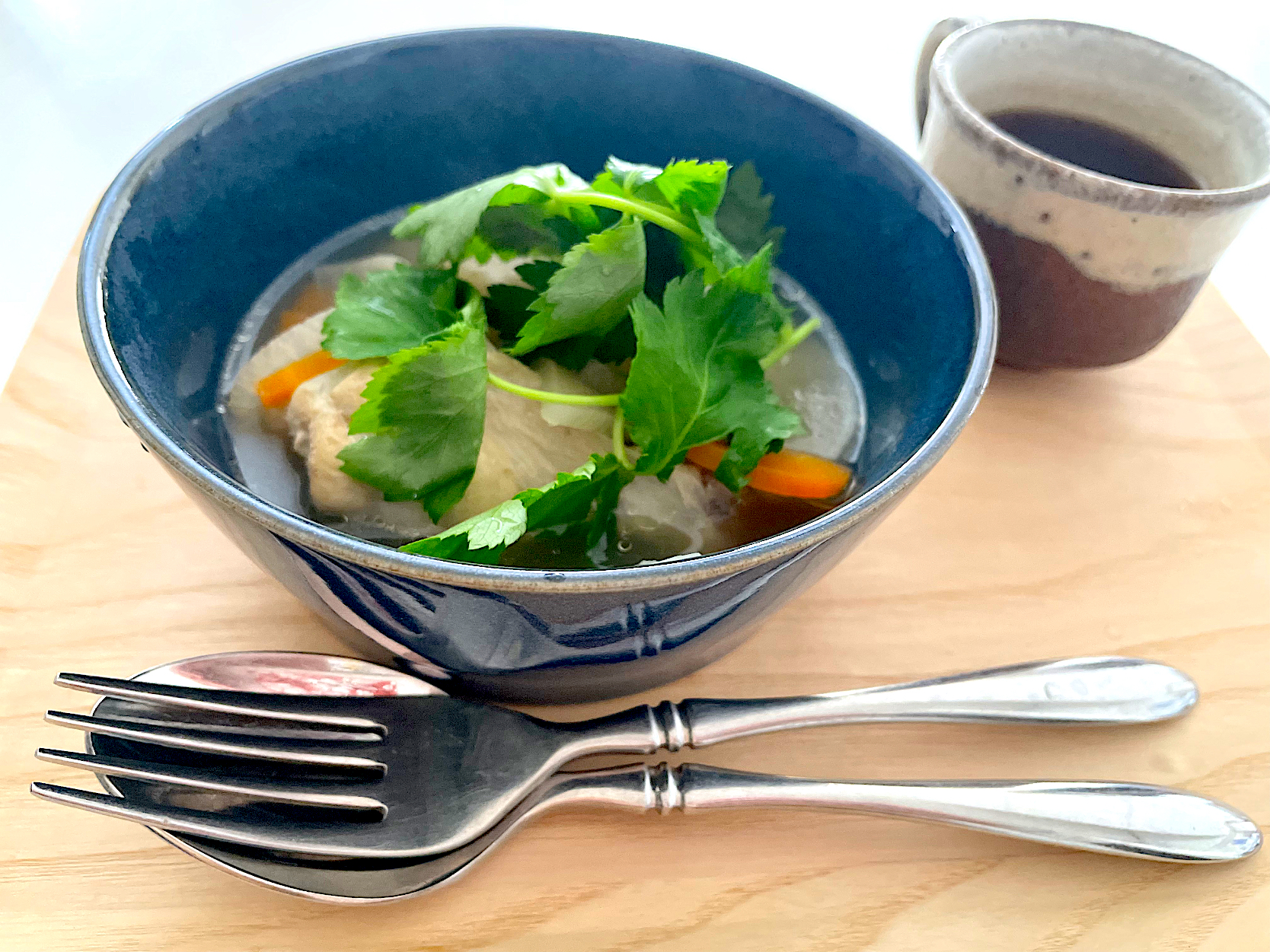 保温鍋で簡単　鶏肉と野菜のスープ