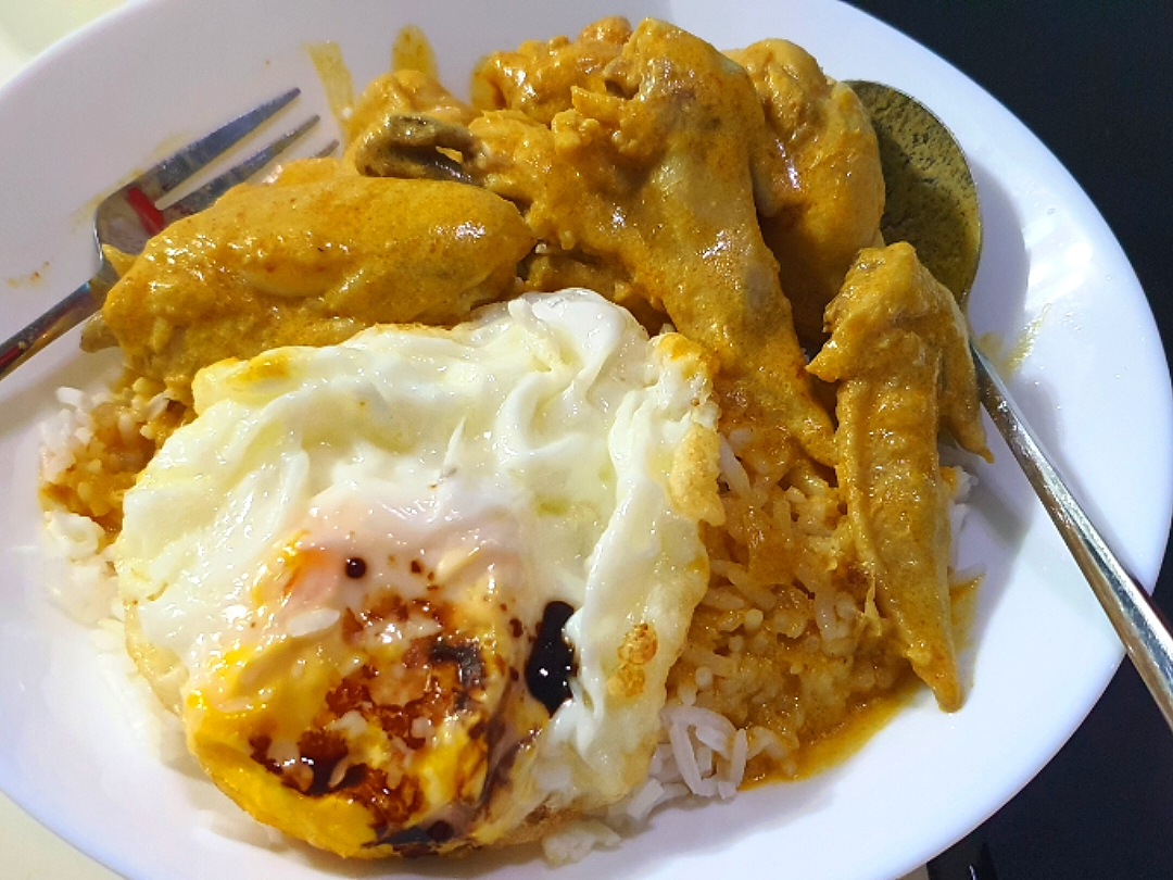 Dinner Curry chicken rice 🤪😋✨️✨️✨️