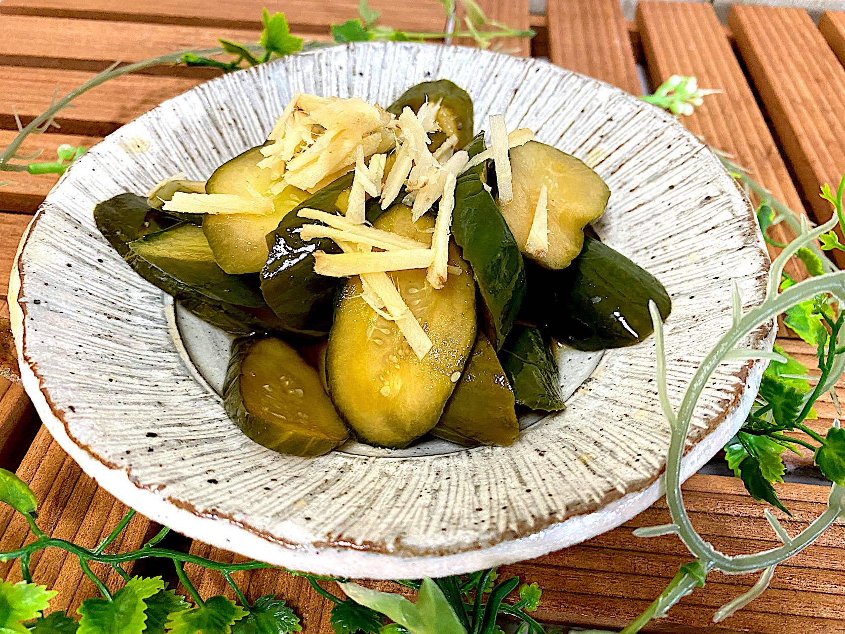 イチロッタさんの料理 胡瓜のパリポリ漬け🥒✨✨✨今週末の簡単お茶漬け朝ごはん❣️😄