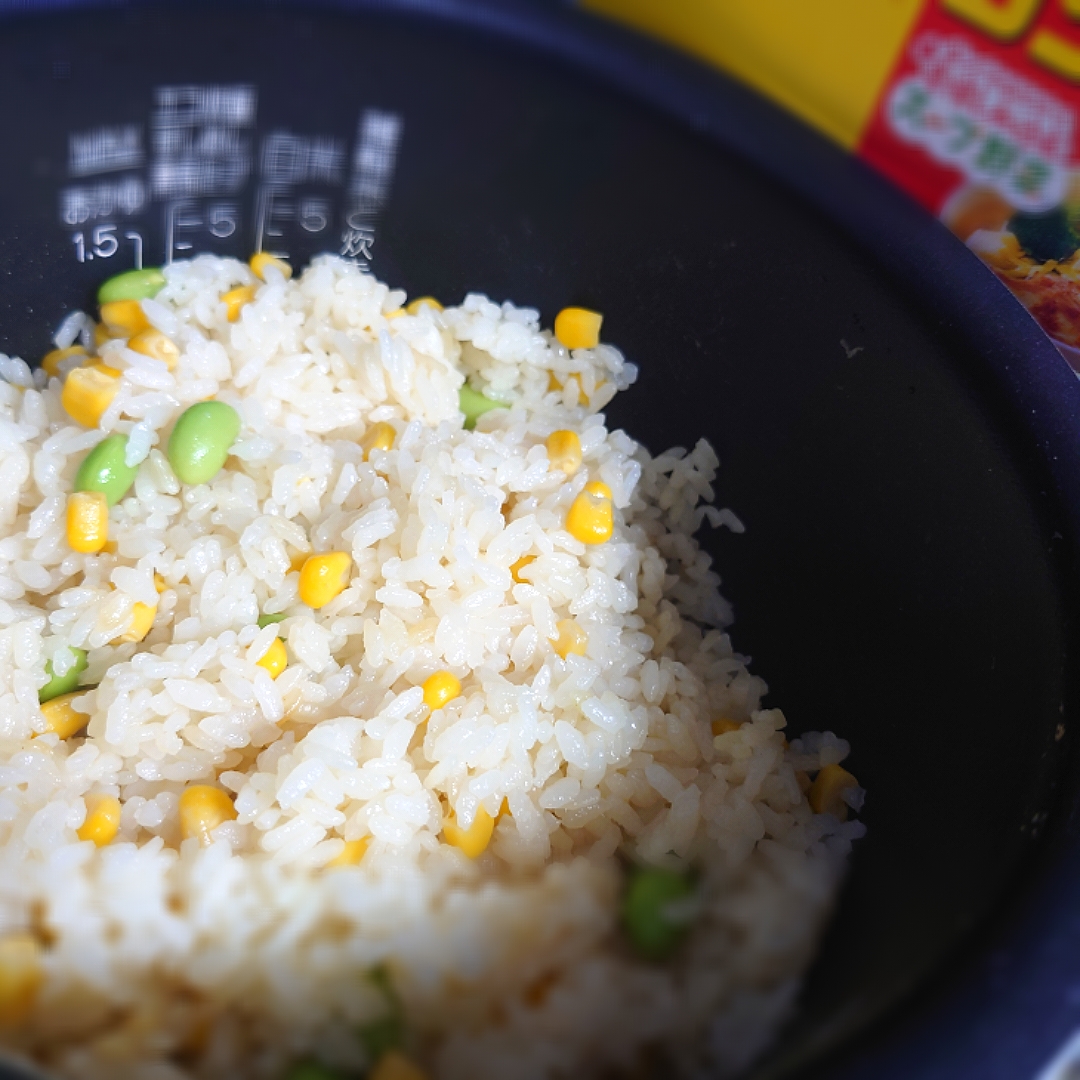 とうもろこしと枝豆ごはん コンソメ味 らむちん Snapdish スナップディッシュ Id Vtxg1a