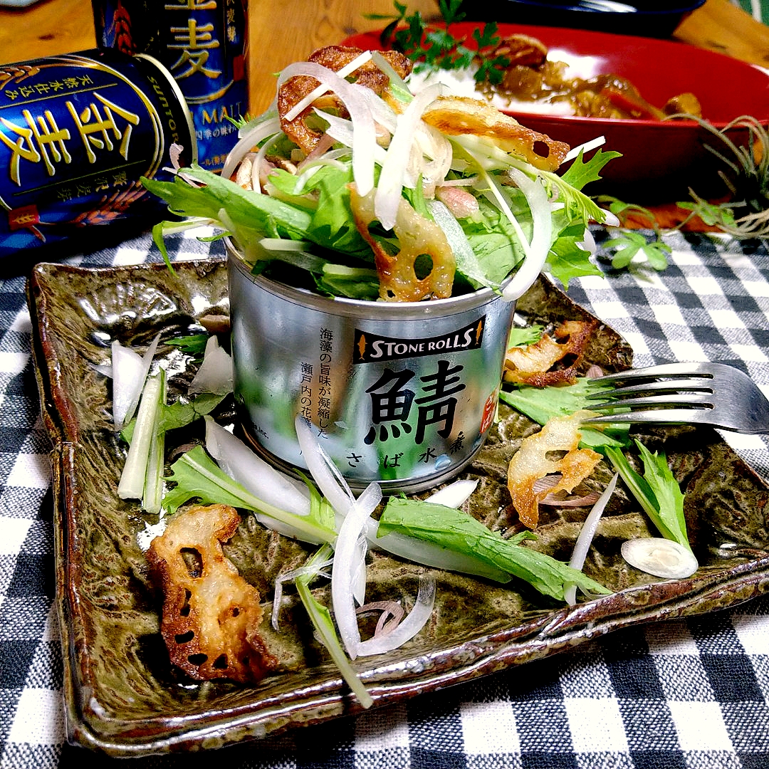 YUKIさんの料理 サバ缶サラダ