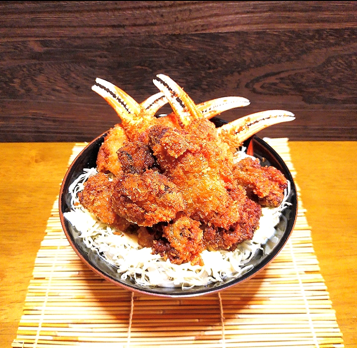✳️蟹と牡蠣フライ丼✳️