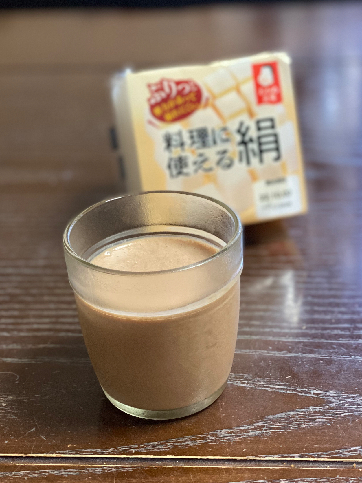 豆腐チョコプリン