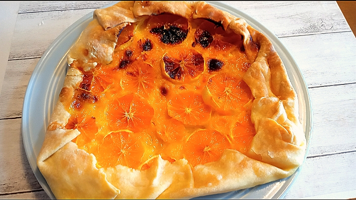 さわやかで贅沢なフルーツパイ「オレンジカスタードパイ」
