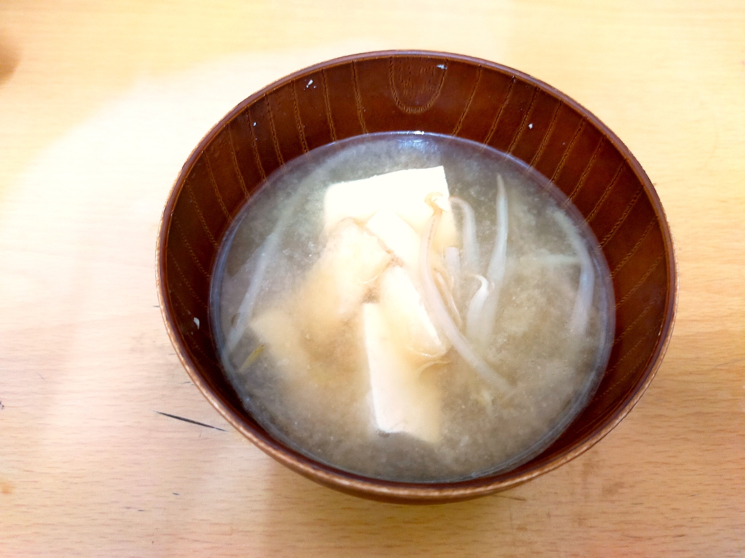 奈良の美味しいお豆腐おみそ汁