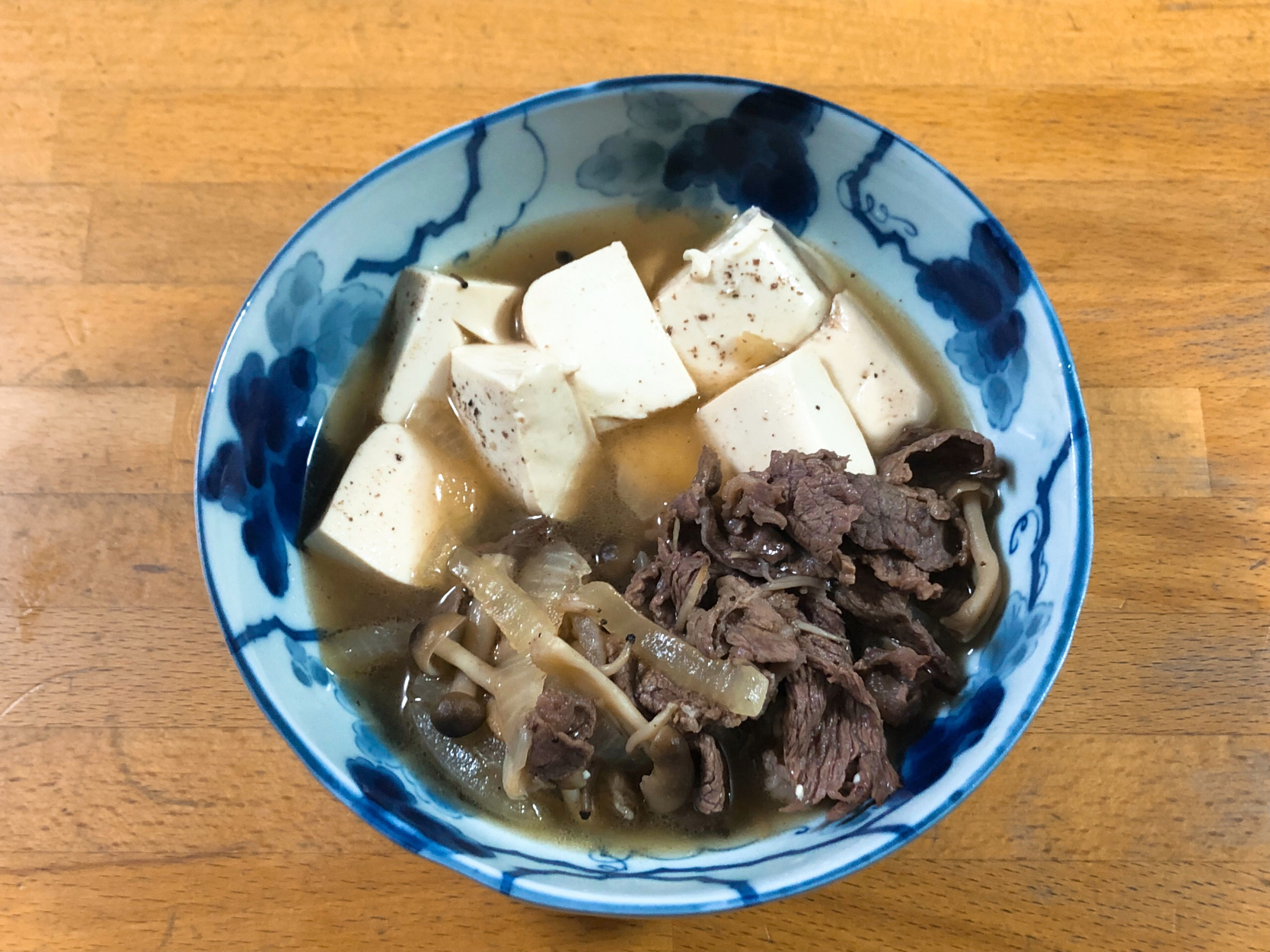 夕飯🎵肉豆腐