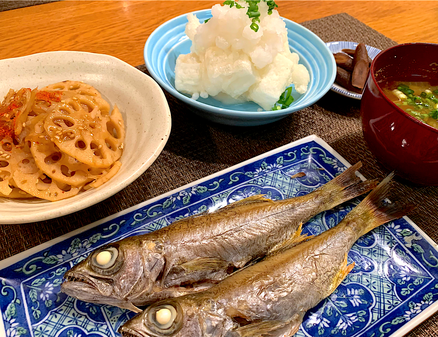 黒ムツ塩焼き揚げ餅おろし 蓮根金平 いちご Snapdish スナップディッシュ Id Vejc8a