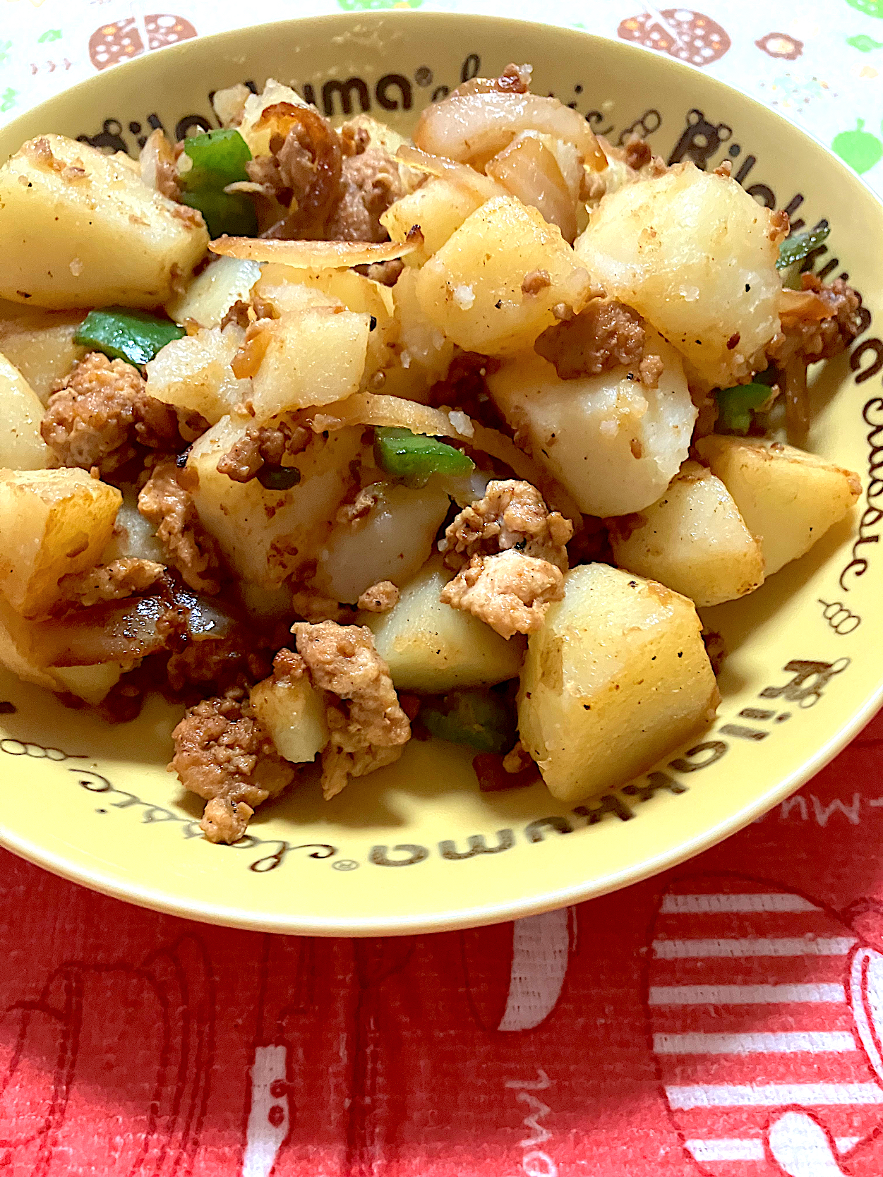 じゃがいもと挽き肉の野菜炒め Kaorunsheep Snapdish スナップディッシュ Id Ptojja